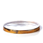 Load image into Gallery viewer, Rosy Rings Gilded Glass Candle Coaster - Wanderlustre