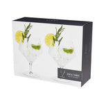 Load image into Gallery viewer, Angled Crystal Gin &amp; Tonic Glasses (set of 2)
