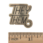 Load image into Gallery viewer, They/Them Pronoun Pin
