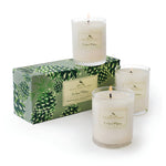 Load image into Gallery viewer, Roland Pine Votive Candle Set of 3