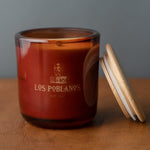 Load image into Gallery viewer, Los Poblanos Amber Glass Lavender Candle