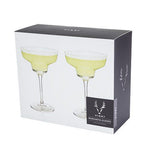 Load image into Gallery viewer, Crystal Margarita Glasses (set of 2)