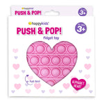 Load image into Gallery viewer, Pink Heart Push &amp; Pop Fidget Toy
