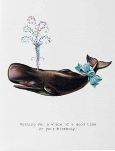 A Whale Of A Good Time Birthday Card