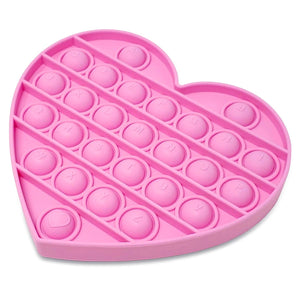 Pink Heart Push & Pop Fidget Toy