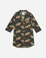 Load image into Gallery viewer, Bagheera Sleep Shirt - Ink