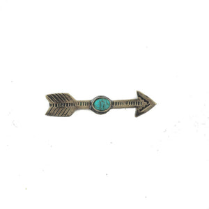 Arrow Pin with Turquoise - Wanderlustre