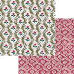 Load image into Gallery viewer, Domino Paper Holly Reversible Gift Wrapping Paper
