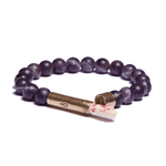 Load image into Gallery viewer, Wishbeads Amethyst Bracelet - Trust + Intuition - Wanderlustre