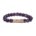 Load image into Gallery viewer, Wishbeads Amethyst Bracelet - Trust + Intuition - Wanderlustre
