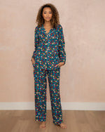 Load image into Gallery viewer, Red Delicious Long Sleep Set - Azure