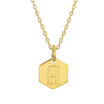 Load image into Gallery viewer, Stella &amp; Ruby Monogram Initial Necklace - Gold
