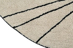 Load image into Gallery viewer, Trace Beige Washable Rug - Wanderlustre
