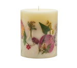 Load image into Gallery viewer, Rosy Rings Lemon Blossom & Lychee Round Botanical Candle