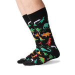 Load image into Gallery viewer, Men's Dinosaurs Crew Socks - Wanderlustre