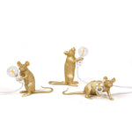 Load image into Gallery viewer, Seletti Mouse Lamps - Gold - Wanderlustre