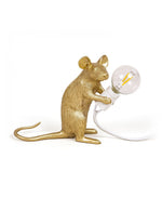 Load image into Gallery viewer, Seletti Mouse Lamps - Gold - Wanderlustre