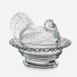 Load image into Gallery viewer, Turkey in Basket Glass Dish