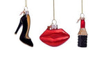 Load image into Gallery viewer, Ooh La La Mini Ornaments (set of 3)