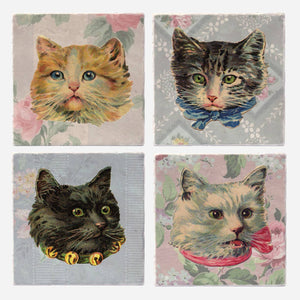Fancy Ass Cats Coaster Tiles - Set of 4