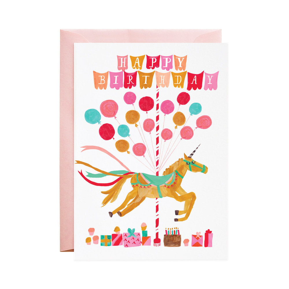 Happy Birthday Unicorn Card