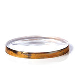 Load image into Gallery viewer, Rosy Rings Gilded Glass Candle Coaster - Wanderlustre
