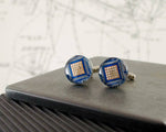 Load image into Gallery viewer, Circuit Board Cuff Links - Wanderlustre
