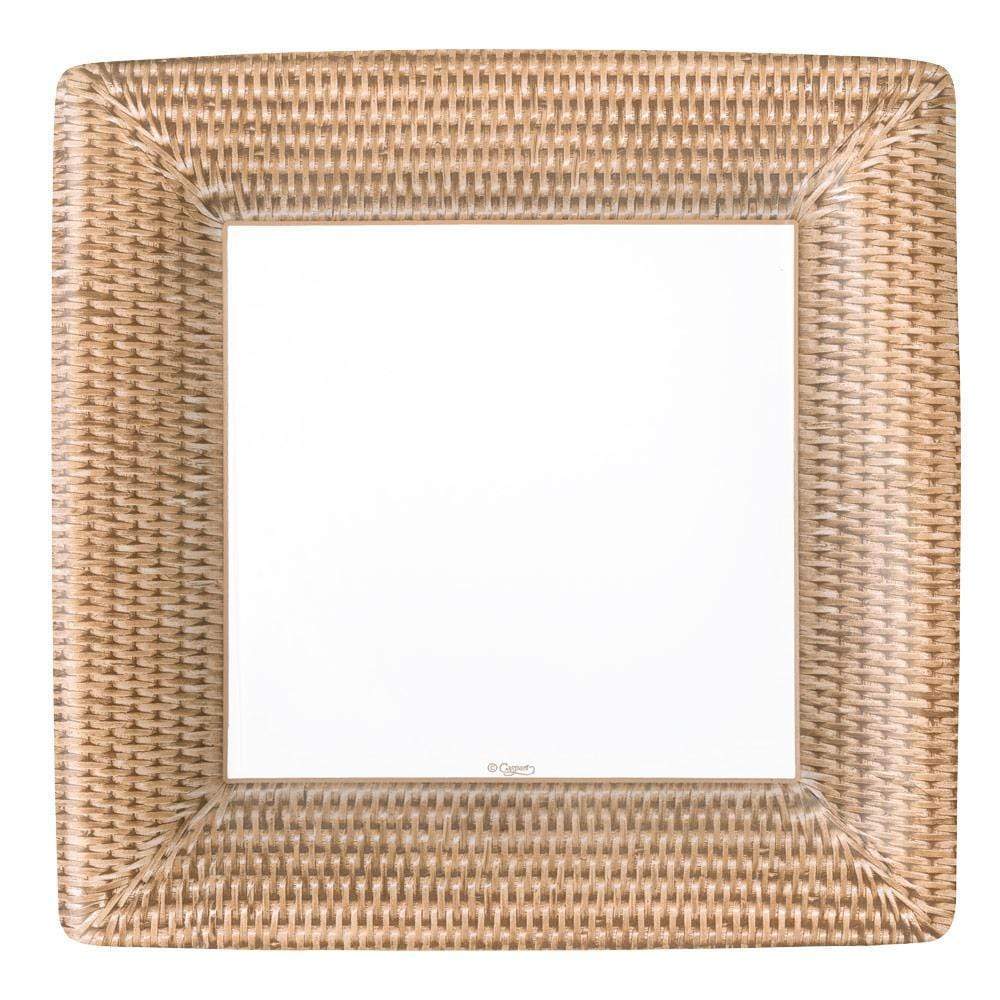 Rattan Paper Dinner Plates (pack of 8)