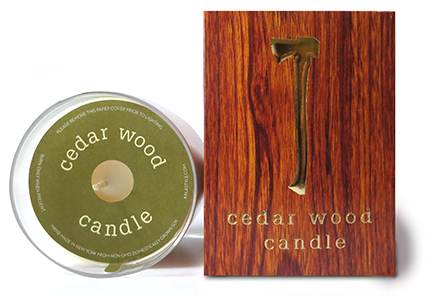 Cedar Wood Candle - Wanderlustre