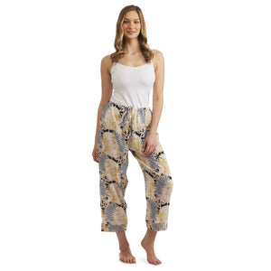 Eccentric Bloom Putty Lounge Pant with Drawstring