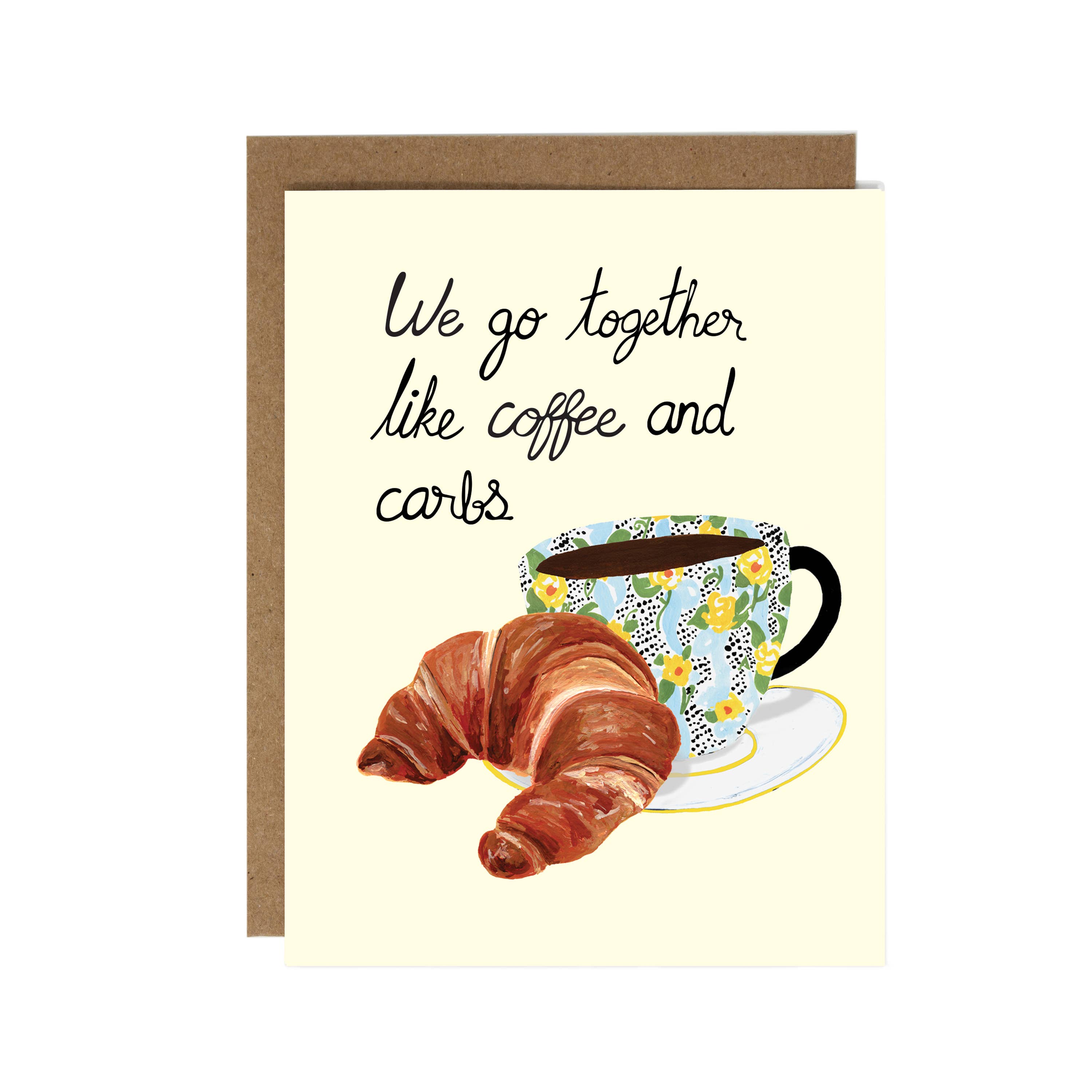 Coffee and Carbs Card