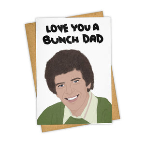 Love You Dad Brady Bunch Card