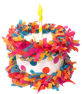 Birthday Cake Mini Tabletop Piñata