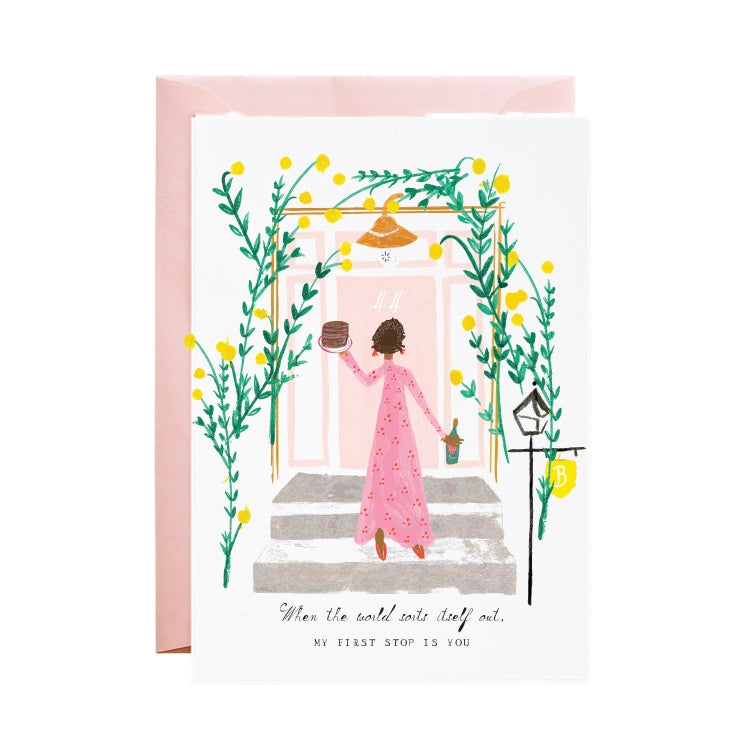 You're My First Stop Greeting Card