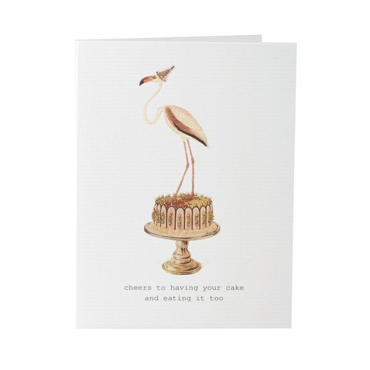 Cheers to Having Your Cake Birthday Card