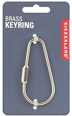 Load image into Gallery viewer, Brass Keyring
