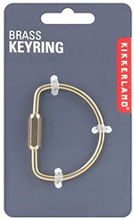 Load image into Gallery viewer, Brass Keyring
