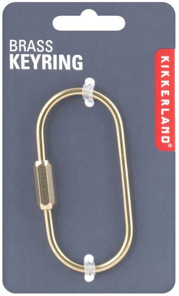 Kikkerland Everyday Carry Brass Keyrings