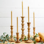 Load image into Gallery viewer, Mango Wood Candlesticks
