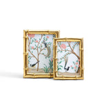 Load image into Gallery viewer, Gold Faux Bamboo Photo Frames

