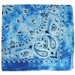 Load image into Gallery viewer, Tie Dye Paisley Print Cotton Bandana - Wanderlustre
