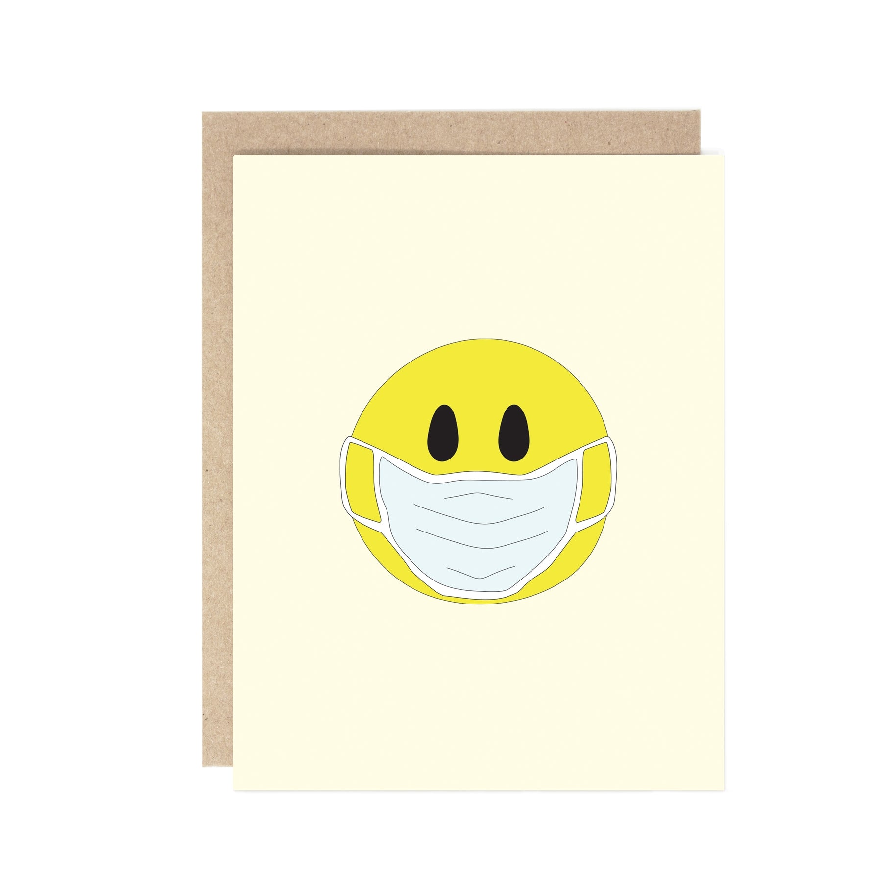 Masked Smiley Face Card