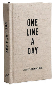 One Line a Day Journal - Canvas