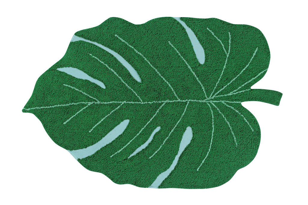 Monstera Leaf Washable Rug - Wanderlustre