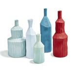 Load image into Gallery viewer, Colorful Porcelain Ribbed Vases
