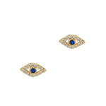 Load image into Gallery viewer, Small Evil Eye Earrings
