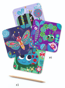 Bugs Scratch Cards by Djeco - Wanderlustre