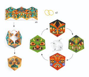 Flexmonsters Origami Set by Djeco - Wanderlustre