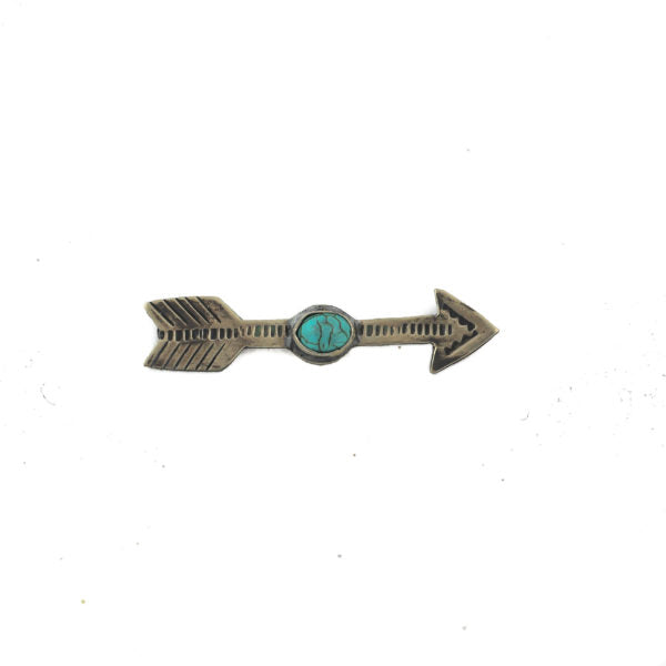 Arrow Pin with Turquoise - Wanderlustre