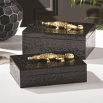 Load image into Gallery viewer, Alligator Box made with Vegan Leather - Wanderlustre
